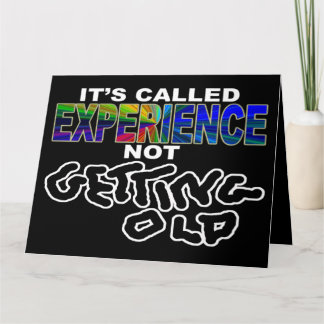 leuk om een oude verjaardagskaart te krijgen kaart