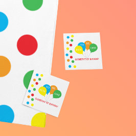 Leuk om Eén te zijn 1e verjaardag Vierkante Sticker