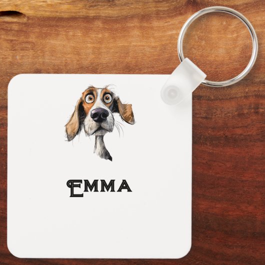 Leuk om elke dag functioneel volwassen te zijn Quo Sleutelhanger (Achterkant)