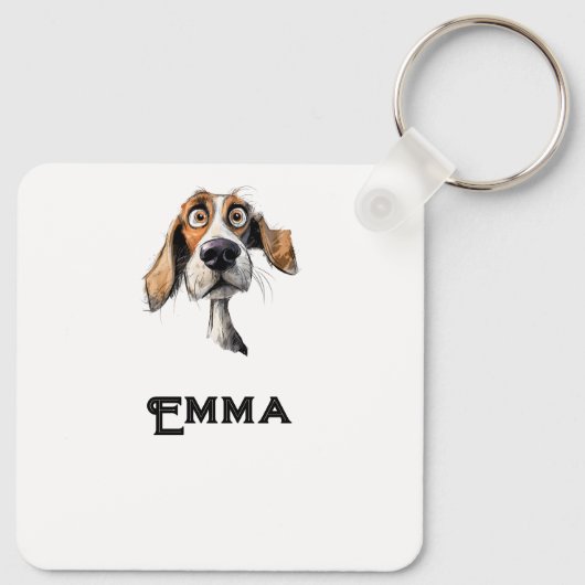 Leuk om elke dag functioneel volwassen te zijn Quo Sleutelhanger (Achterkant)