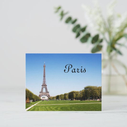 Leuk om in Parijs te zijn Briefkaart (Staand voorkant)