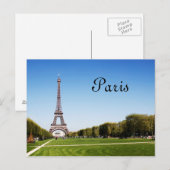 Leuk om in Parijs te zijn Briefkaart (Voorkant / Achterkant)