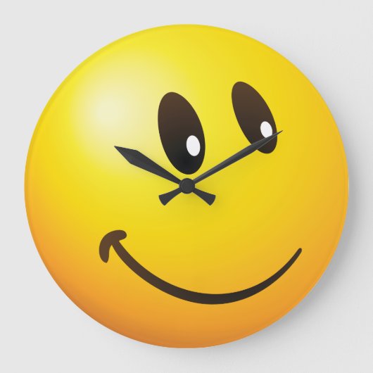 leuk om je emoji te bekijken grote klok (Voorkant)