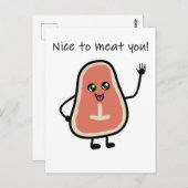 Leuk om je na de oversteek op te eten briefkaart (Voorkant / Achterkant)