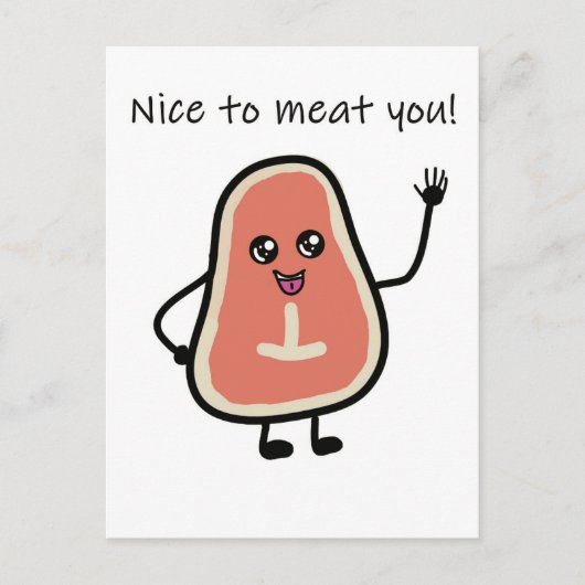 Leuk om je na de oversteek op te eten briefkaart (Voorkant)