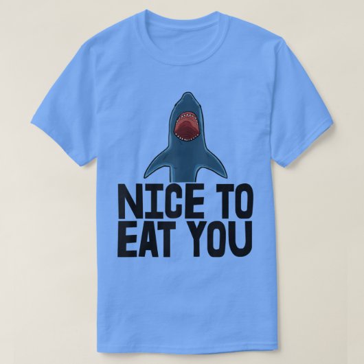 Leuk om je te eten... scheuren... grappige Zee T-shirt (Design voorkant)