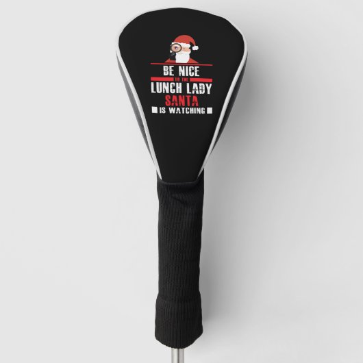 Leuk om kerstvrouwtjes met kerstcadeau te laten ro golfheadcover (Voorkant)