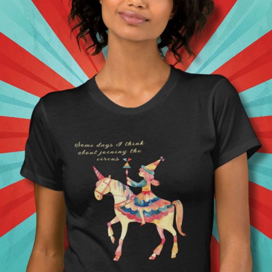 Leuk om mee te doen aan het circus? Bella+Canvas T-shirt