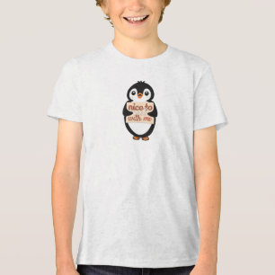 Leuk om met mij af te spreken - Pinguïn Teken Tri-Blend Shirt