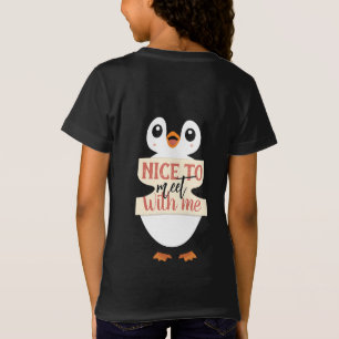 Leuk om met mij kennis te maken: gepersonaliseerd  t-shirt