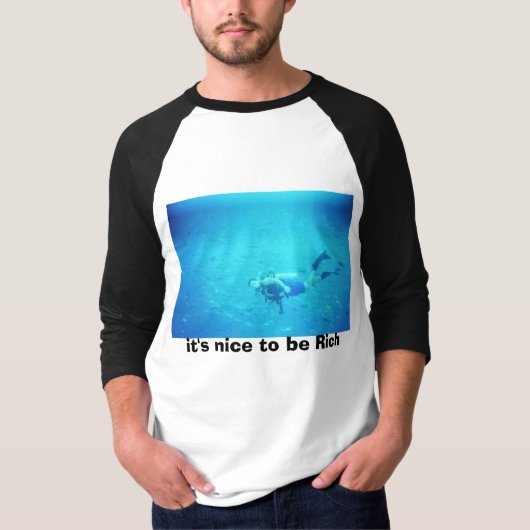 Leuk om Rich te zijn T-shirt (Voorkant)