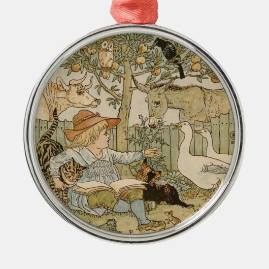 Leuk om te lezen metalen ornament (Voorkant)