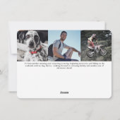 Leuk om te rijden Race auto Driver Kerstmis Fotoka Feestdagenkaart (Achterkant)