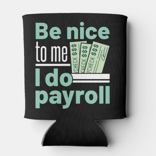 Leuk om te zijn... dat ik een grappige Clerk manag Blikjeskoeler (Achterkant)