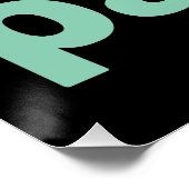 Leuk om te zijn... dat ik een grappige Clerk manag Perfect Poster (Hoek)