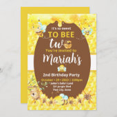 Leuk om twee te zijn uitnodiging (Voorkant / Achterkant)