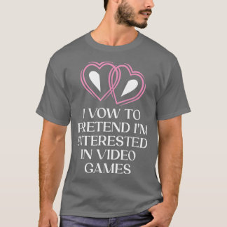 Leuk om videospelletjes Bride Funny Wife T-shirt