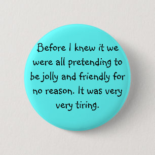 Leuk om vriendelijk te zijn ronde button 5,7 cm