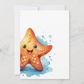 Leuk onder de uitnodiging van het verjaardagsfeest (Achterkant)