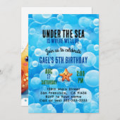 Leuk onder de uitnodiging van het verjaardagsfeest (Voorkant / Achterkant)