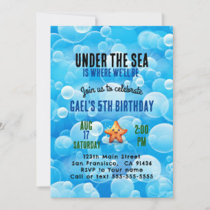 Leuk onder de uitnodiging van het verjaardagsfeest