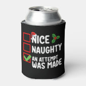 Leuk ondeugend Een poging werd gedaan Kerstlijst H Blikjeskoeler (Blikje Voorkant)