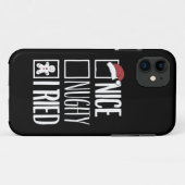 Leuk ondeugend Ik probeerde Santa's ondeugende lij Case-Mate iPhone Case (Achterkant (horizontaal))