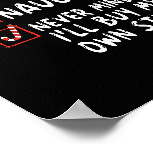 Leuk ondeugend laat staan dat ik mijn eigen spulle poster (Hoek)