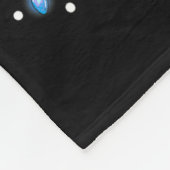 Leuk ondeugend links zonder toezicht kerstlijst Ho Fleece Deken (Hoek)