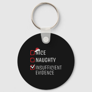 Leuk Ondeugend Mooi Kerst Familie Pyjama Mannen Vr Sleutelhanger
