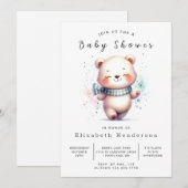 Leuk online Beer Baby shower Kaart (Voorkant / Achterkant)