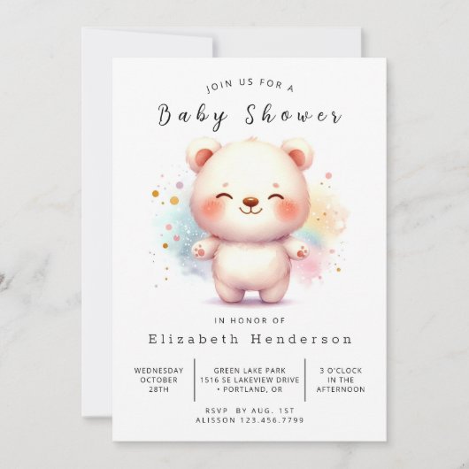 Leuk online Beer Baby shower Kaart (Voorkant)