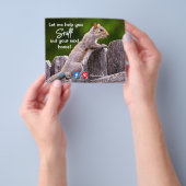 leuk onroerend goed om je volgende huiseekhoorn ui flyer (Hand)