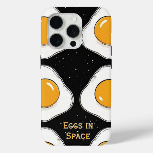 Leuk ontwerp van eieren in de ruimte iPhone 15 pro case