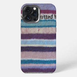 leuk ontwerp vintage stijl kleurrijke gebreide str iPhone 13 pro max hoesje
