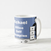 Leuk ontwerp voor de golfliefhebber koffiemok (Voorkant rechts)