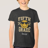 Leuk ontwerp voor de vijfde klas Tri-Blend shirt (Voorkant)