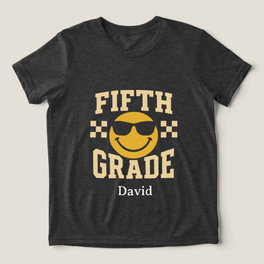 Leuk ontwerp voor de vijfde klas Tri-Blend shirt (Design voorkant)