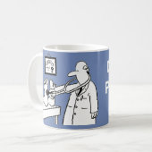 Leuk ontwerp voor een dokter koffiemok (Voorkant links)