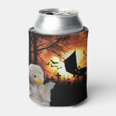 Leuk ontwerp voor Halloween Blikjeskoeler (Blikje Voorkant)