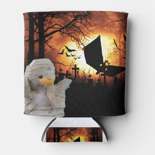 Leuk ontwerp voor Halloween Blikjeskoeler (Voorkant)