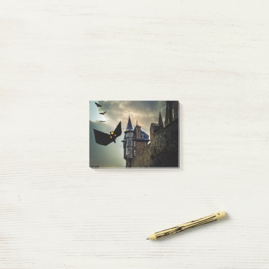 Leuk ontwerp voor Halloween Post-it® Notes (Op bureau)