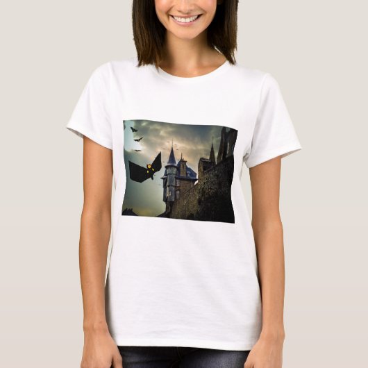 Leuk ontwerp voor Halloween T-shirt (Voorkant)