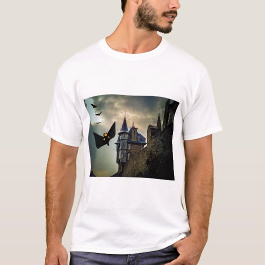 Leuk ontwerp voor Halloween T-shirt (Voorkant)