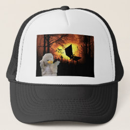 Leuk ontwerp voor Halloween Trucker Pet