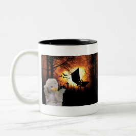 Leuk ontwerp voor Halloween Tweekleurige Koffiemok