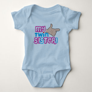 Leuk ontwerp voor Twin New Born baby Romper