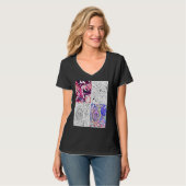 Leuk ontwerp voor vrouwelijk T-shirt (Voorkant volledig)