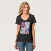 Leuk ontwerp voor vrouwelijk T-shirt (Voorkant volledig)