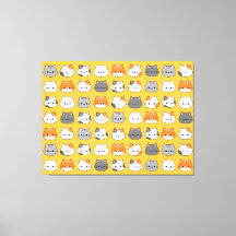 Leuk Oranje kattengezicht